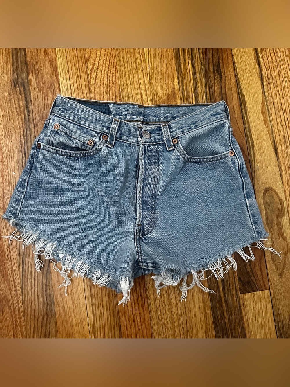 Denim Levi shorts